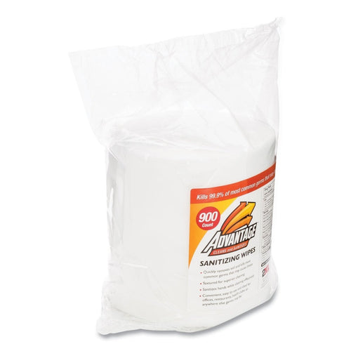 2XL Gym Wipes Advantage, 6 x 8, White, Unscented, 900/Roll, 4 Rolls/Carton Cleaner/Detergent Wet Wipe - Lazy Paper Club