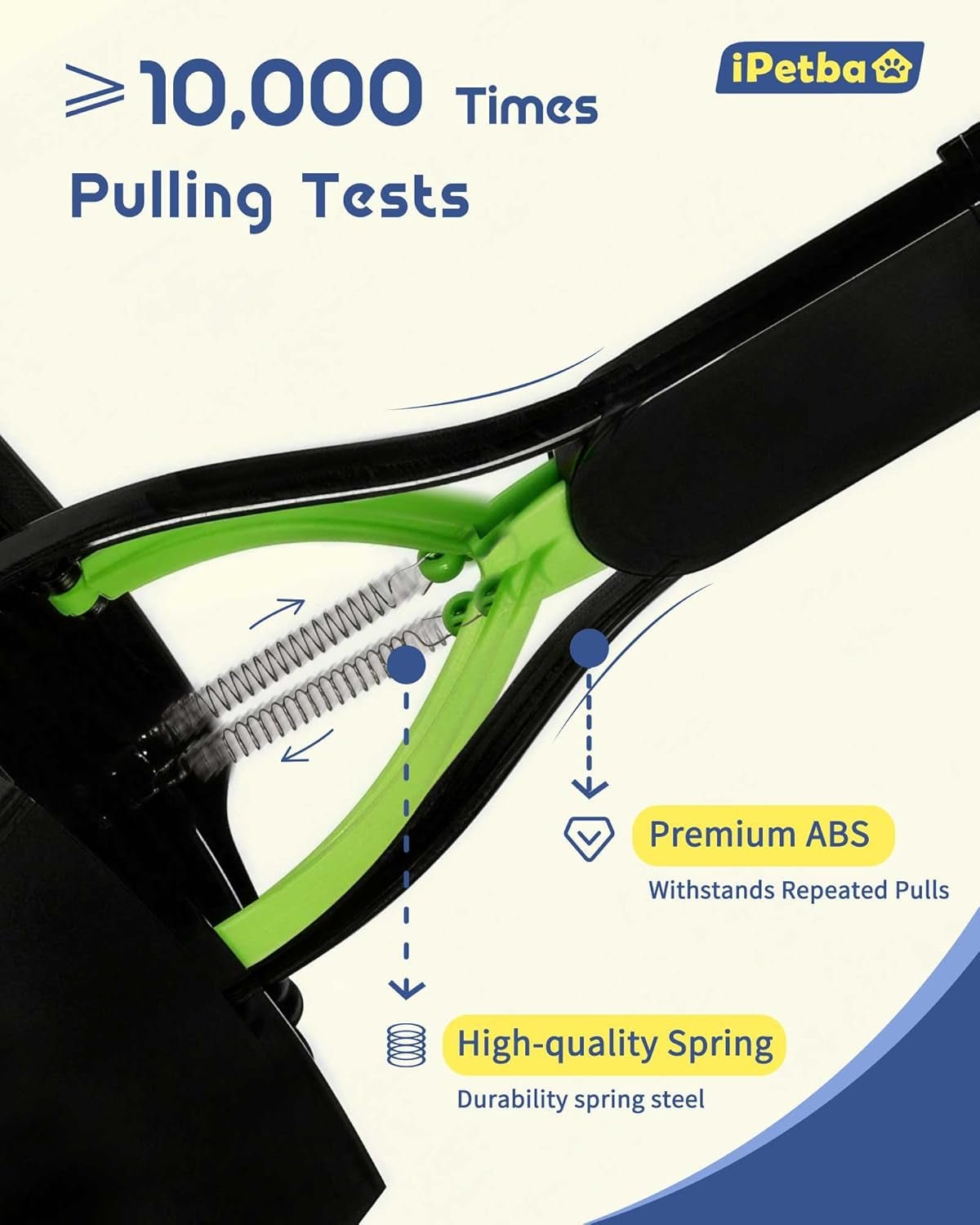 32 Inch Long Handle Pooper Scooper for Large Dogs Heavy Duty Foldable - Lazy Paper Club