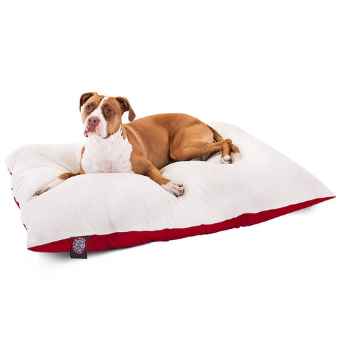36x48 Red Rectangle Pet Dog Bed By Majestic Pet Products Large - Lazy Paper Club