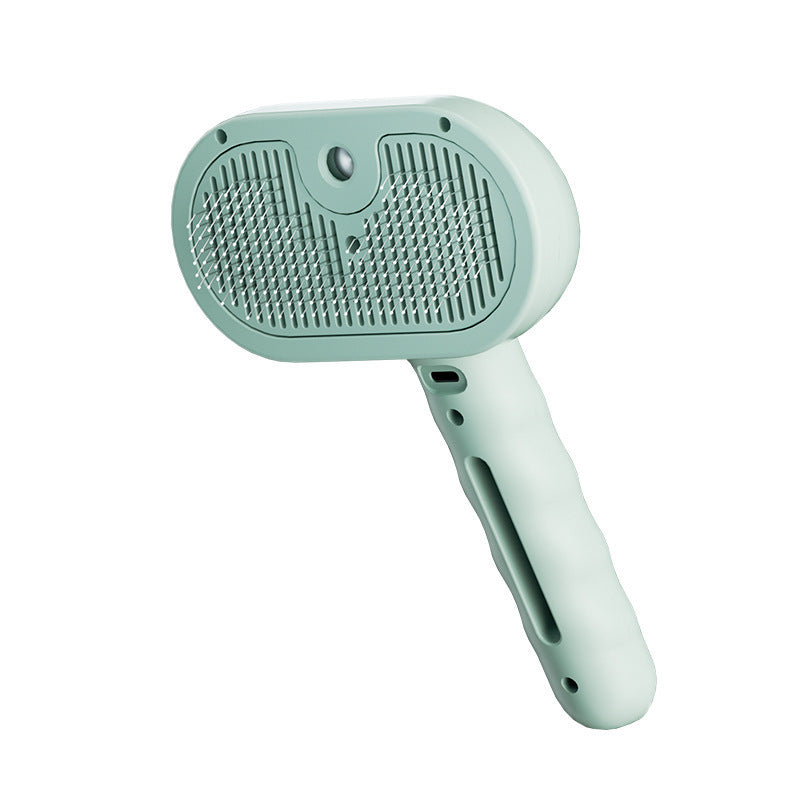 4-in-1 Pet Steam Brush with Self-Cleaning & Anti-Static