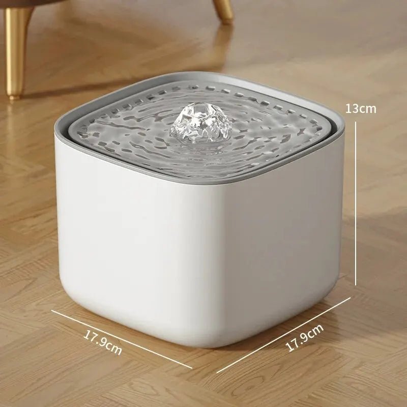 3L Large Capacity Canine Cat Dog Pet Circulating Filter Pet Fountain Feeder Automatic Water Dispenser with USB Port for Pets - Lazy Paper Club