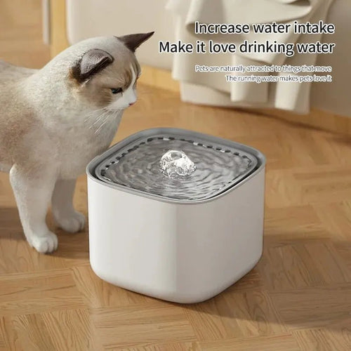 3L Large Capacity Canine Cat Dog Pet Circulating Filter Pet Fountain Feeder Automatic Water Dispenser with USB Port for Pets - Lazy Paper Club