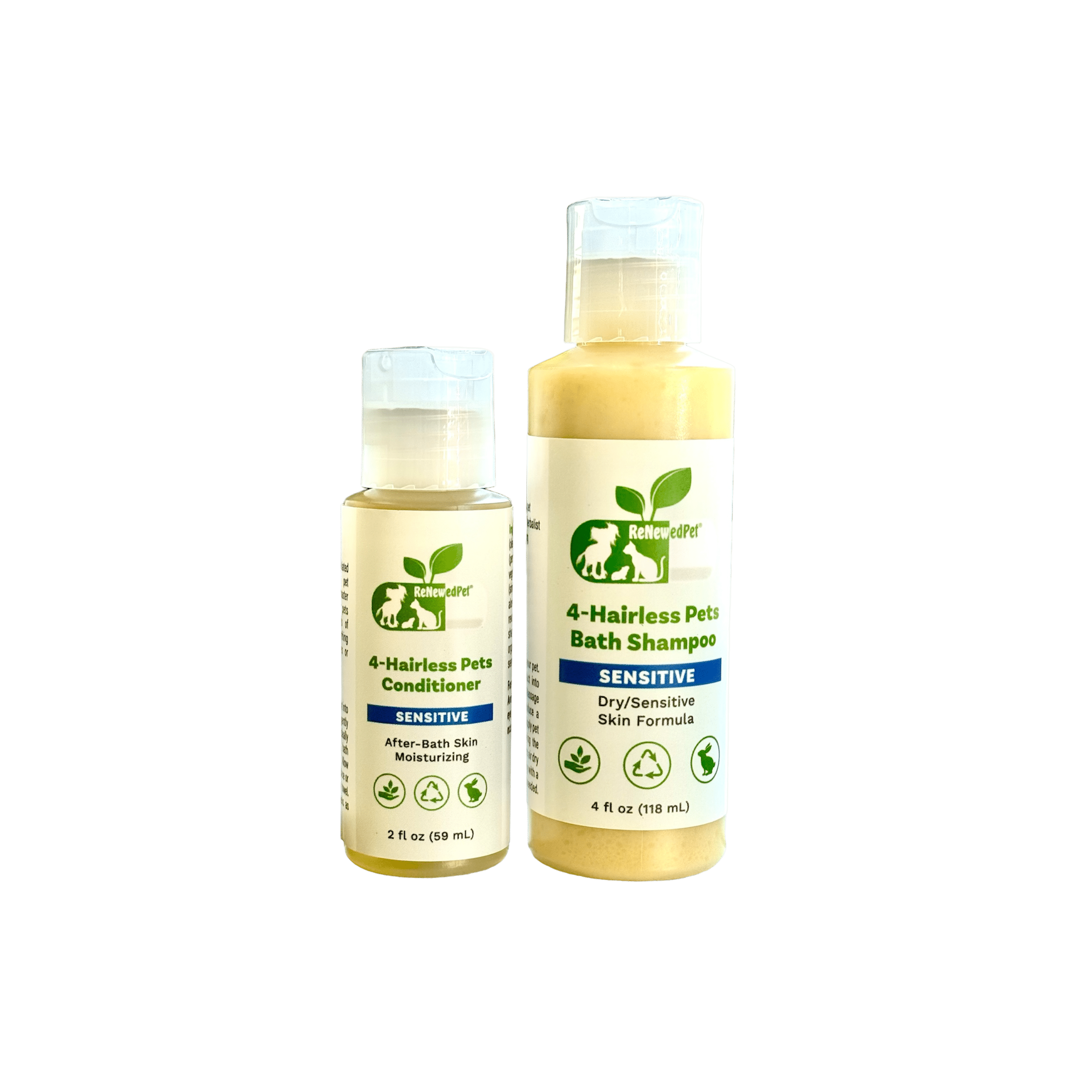 4-HAIRLESS PETS SENSITIVE SHAMPOO & CONDITIONER 4 Nudie Pets - Lazy Paper Club