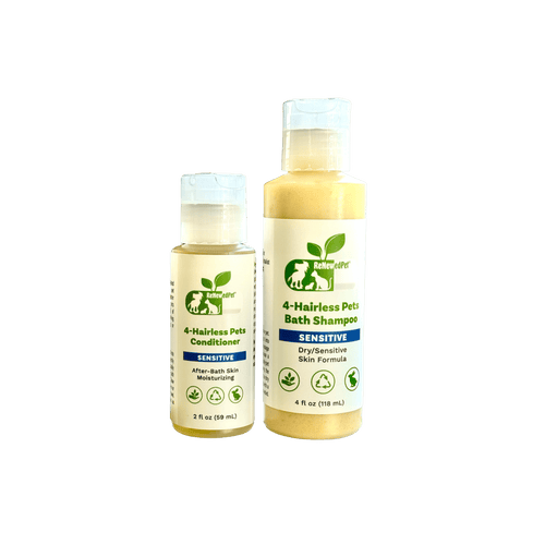 4-HAIRLESS PETS SENSITIVE SHAMPOO & CONDITIONER 4 Nudie Pets - Lazy Paper Club
