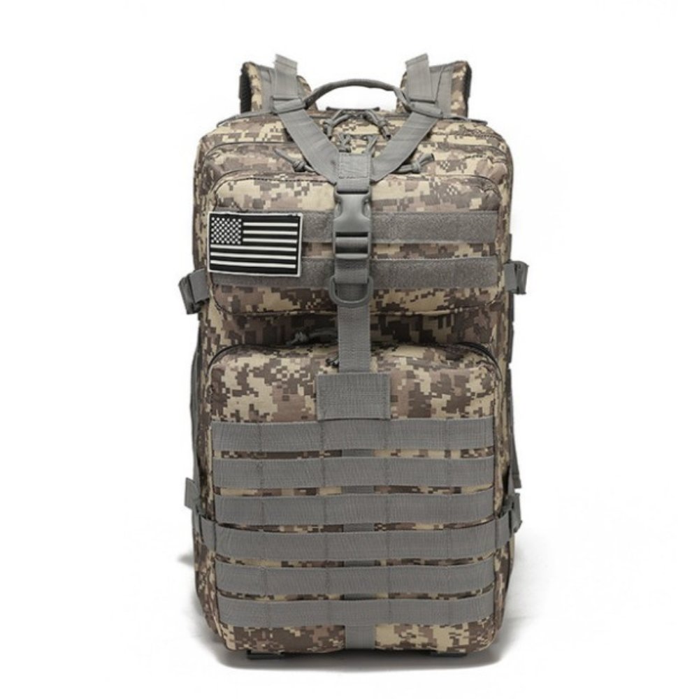 42L Tactical Backpack Bag with USA Patch - Lazy Paper Club