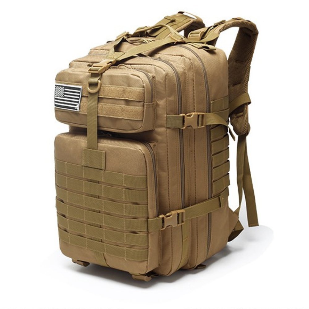 42L Tactical Backpack Bag with USA Patch - Lazy Paper Club