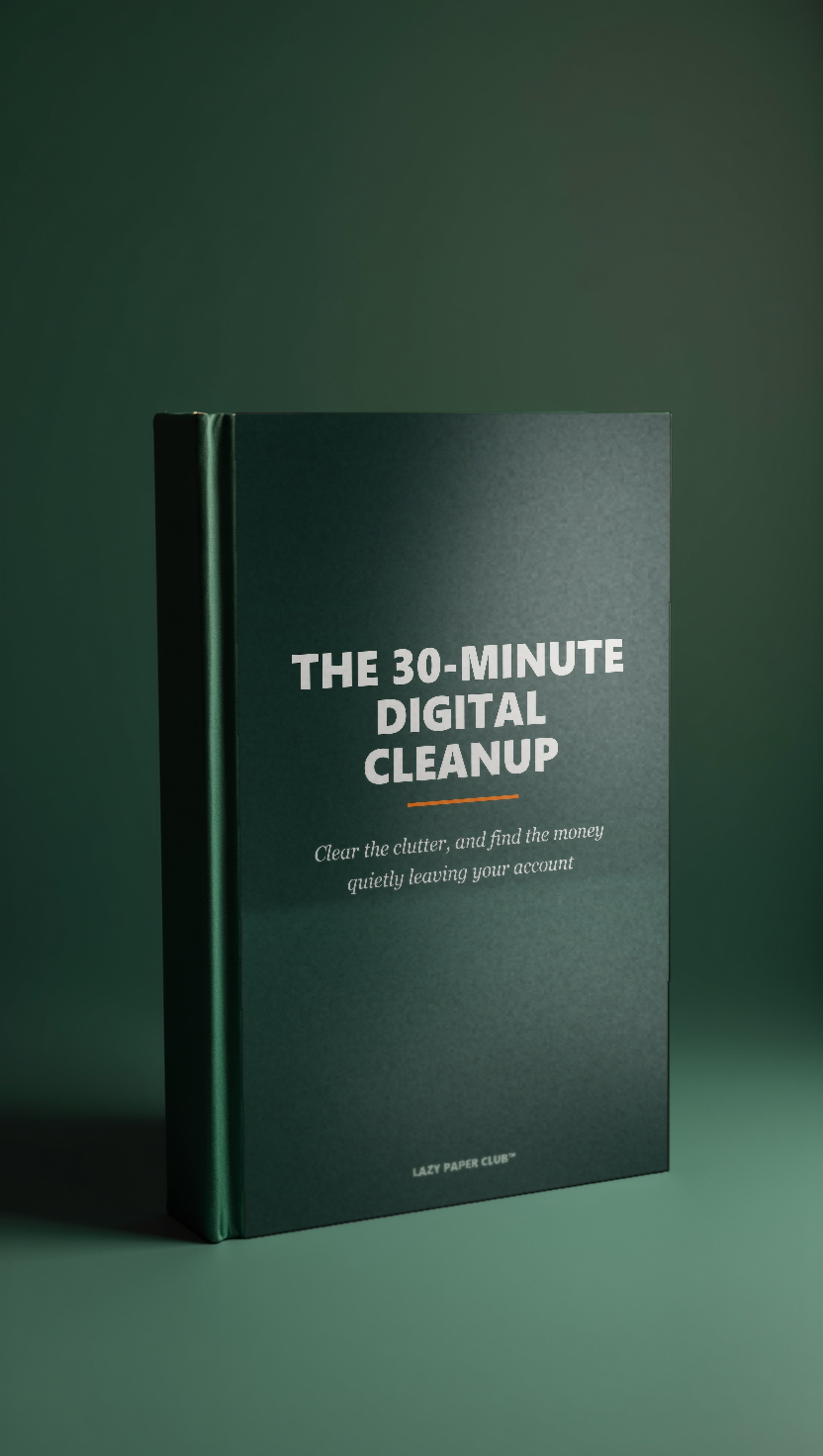 The 30-Minute Digital Cleanup