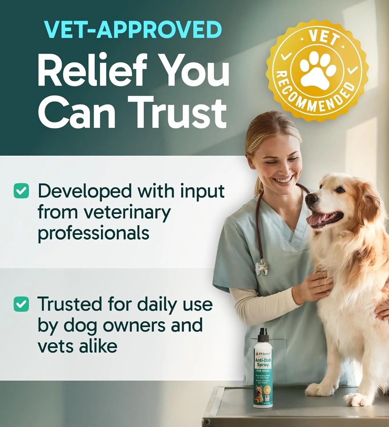 Anti-Itch Pet Skincare Spray for Dogs –Aloe, Rose & Coconut Hot Spot Relief - Lazy Paper Club