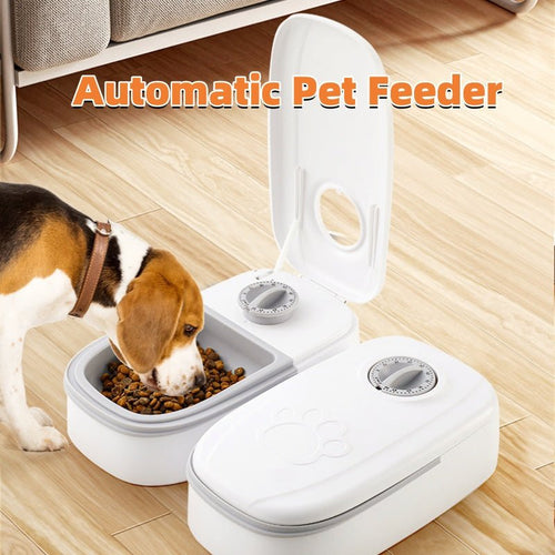 Automatic Pet Feeder Smart Food Dispenser For Cats Dogs Timer Stainless Steel Bowl Auto Dog Cat Pet Feeding Pets Supplies 0 - Lazy Paper Club