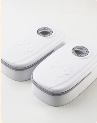 Automatic Pet Feeder Smart Food Dispenser For Cats Dogs Timer Stainless Steel Bowl Auto Dog Cat Pet Feeding Pets Supplies 0 - Lazy Paper Club