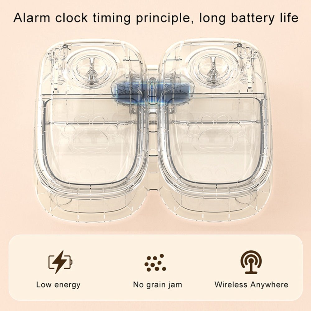 Automatic Pet Feeder Smart Food Dispenser For Cats Dogs Timer Stainless Steel Bowl Auto Dog Cat Pet Feeding Pets Supplies 0 - Lazy Paper Club
