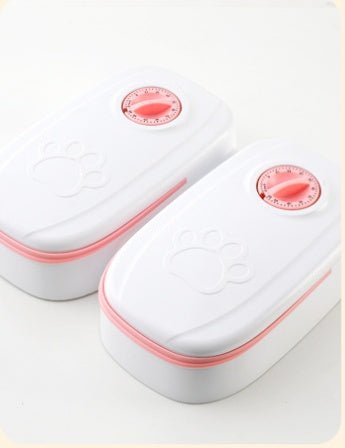 Automatic Pet Feeder Smart Food Dispenser For Cats Dogs Timer Stainless Steel Bowl Auto Dog Cat Pet Feeding Pets Supplies 0 - Lazy Paper Club