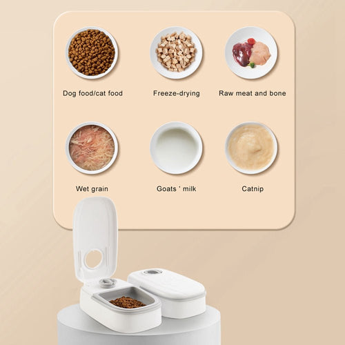 Automatic Pet Feeder Smart Food Dispenser For Cats Dogs Timer Stainless Steel Bowl Auto Dog Cat Pet Feeding Pets Supplies 0 - Lazy Paper Club