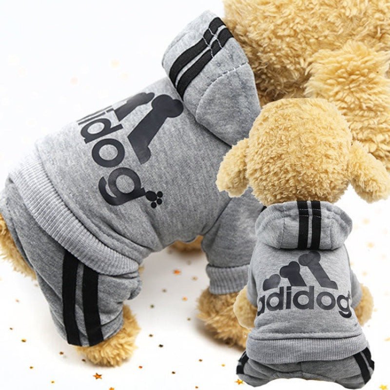 Autumn And Winter New Four-Legged Dog Clothes Teddy Bichon Hiromi Winter Clothes Thickened Pet Clothes Cute 0 - Lazy Paper Club