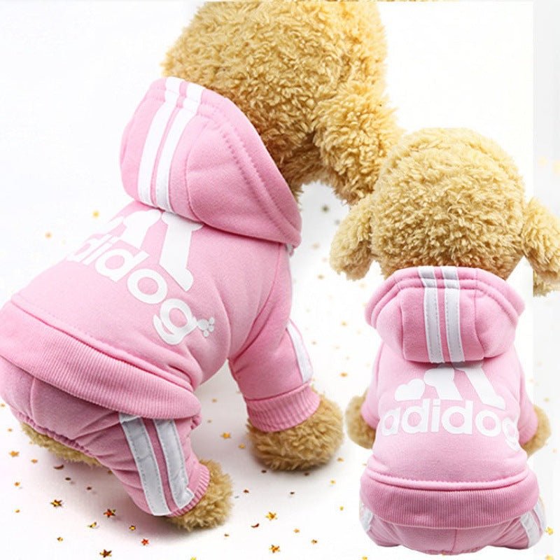 Autumn And Winter New Four-Legged Dog Clothes Teddy Bichon Hiromi Winter Clothes Thickened Pet Clothes Cute 0 - Lazy Paper Club
