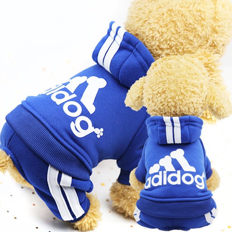 Autumn And Winter New Four-Legged Dog Clothes Teddy Bichon Hiromi Winter Clothes Thickened Pet Clothes Cute 0 - Lazy Paper Club