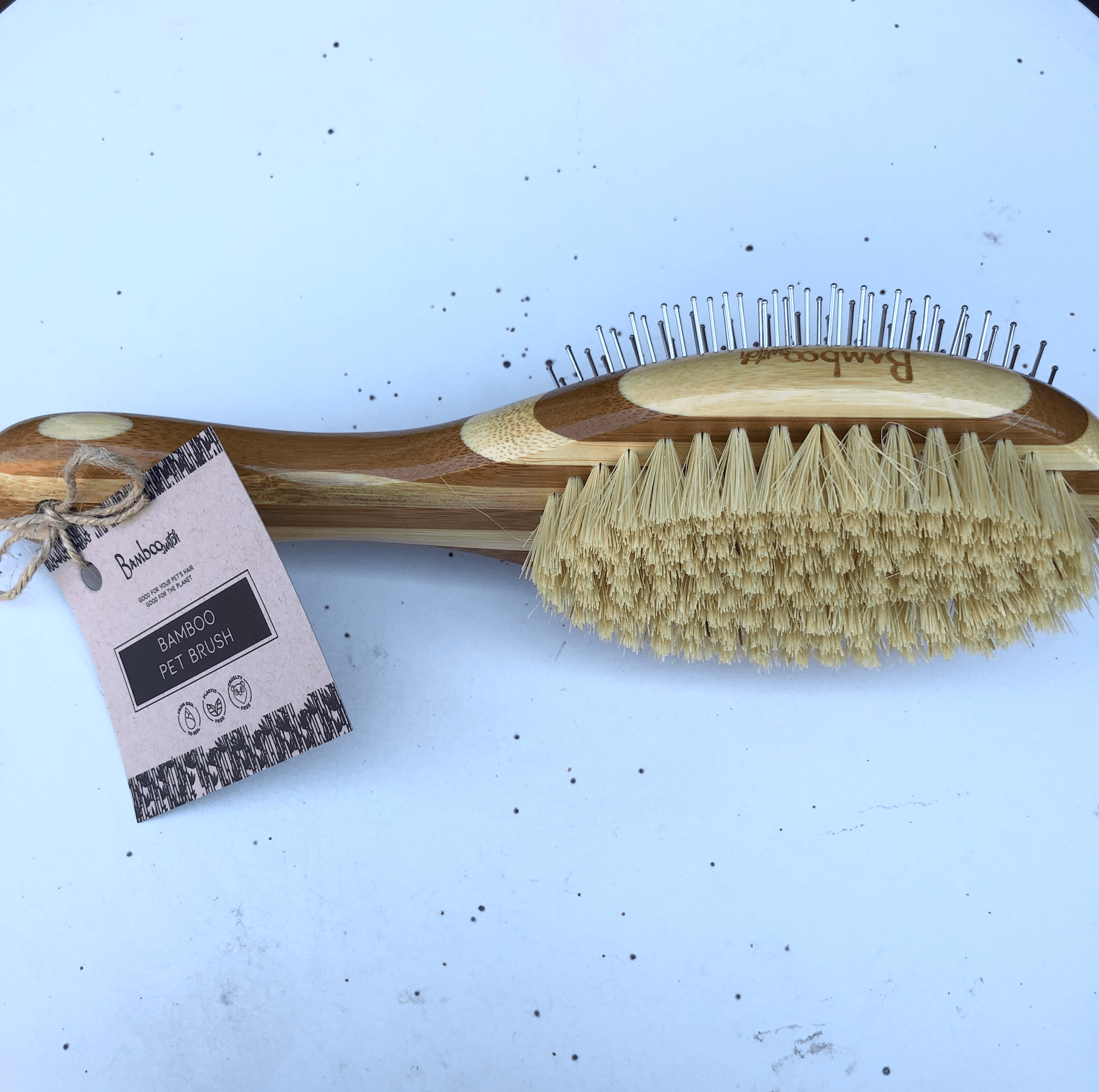 Bamboo Dog & Pet Grooming Brush | Pet Bestseller Pet Supplies - Lazy Paper Club