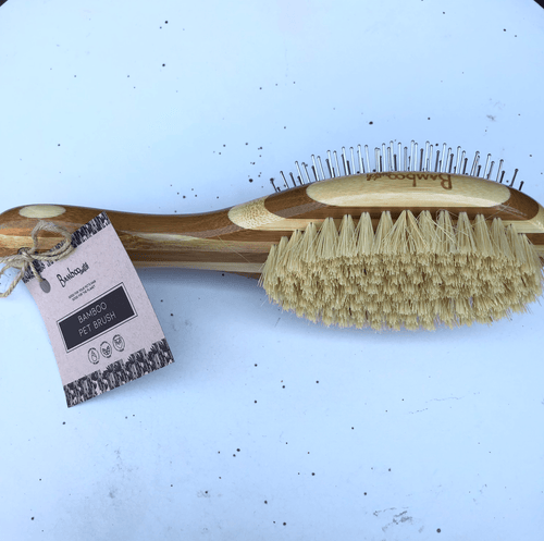 Bamboo Dog & Pet Grooming Brush | Pet Bestseller Pet Supplies - Lazy Paper Club