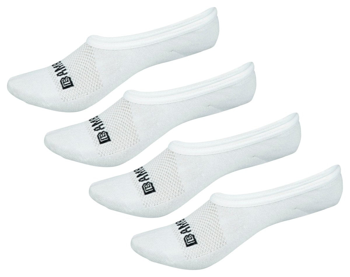 Odor-Eliminating Bamboo Sports No Show Socks - 4 Pairs - #Lazy Paper Club#