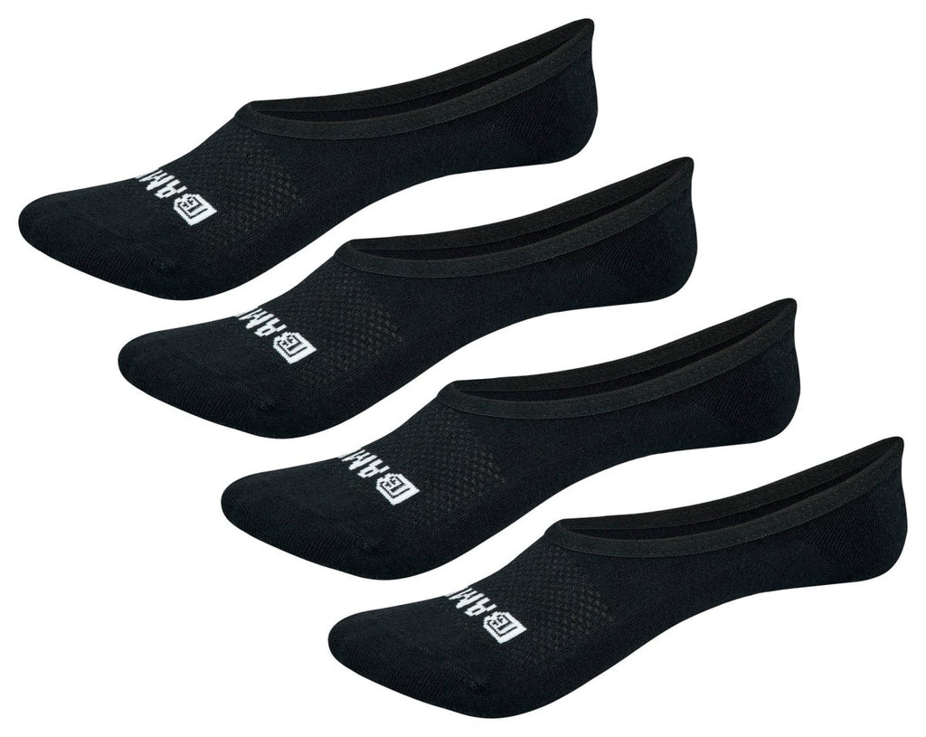 Odor-Eliminating Bamboo Sports No Show Socks - 4 Pairs - #Lazy Paper Club#