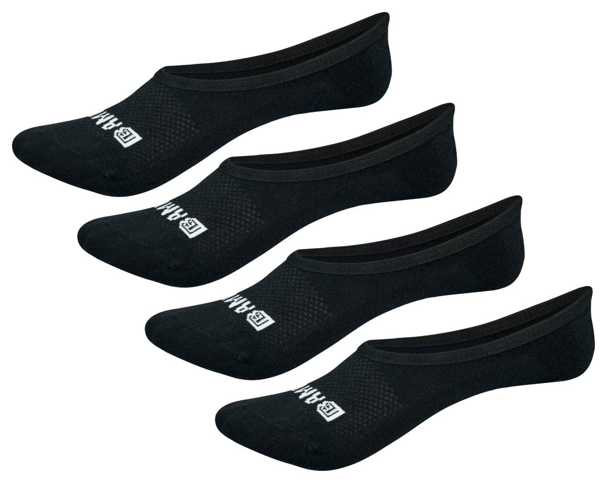 Odor-Eliminating Bamboo Sports No Show Socks - 4 Pairs - #Lazy Paper Club#