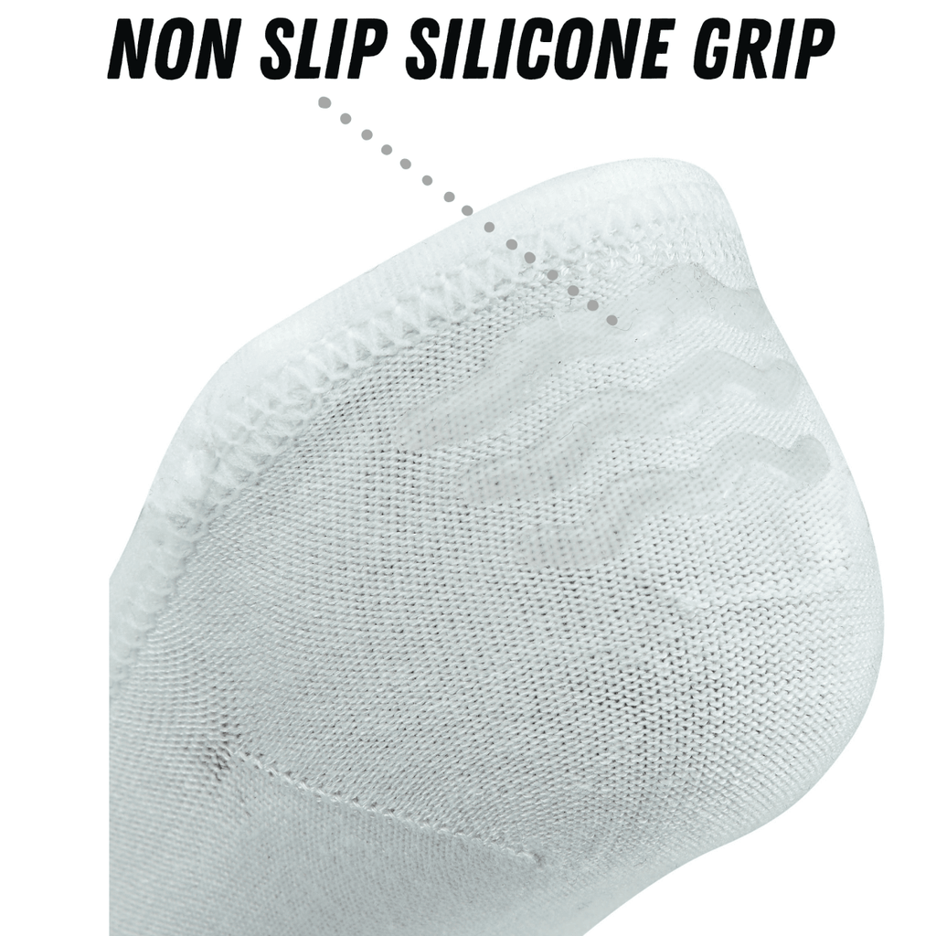 Odor-Eliminating Bamboo Sports No Show Socks - 4 Pairs - #Lazy Paper Club#
