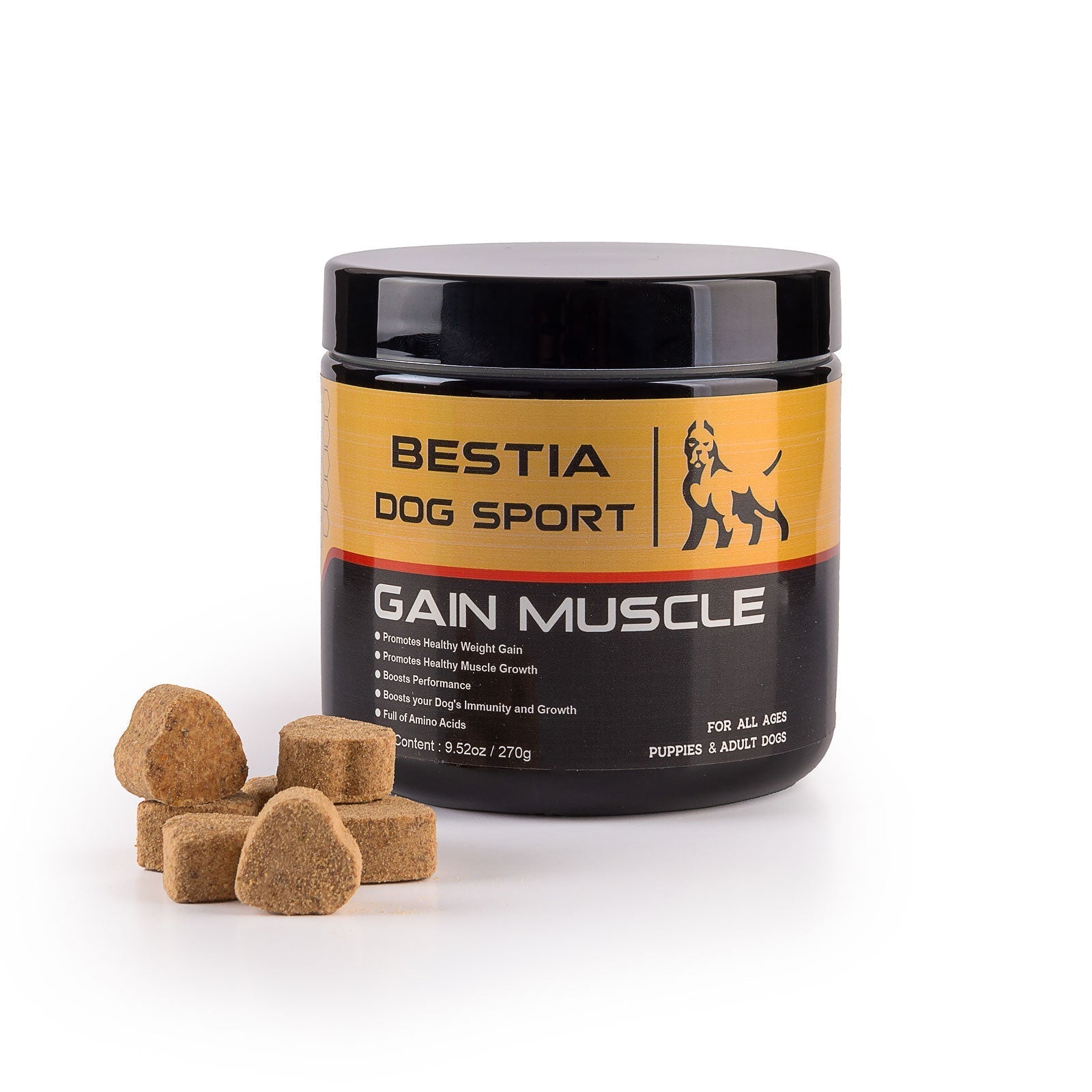 BDS Gain Muscle Dog Food Supplement Supplements - Lazy Paper Club