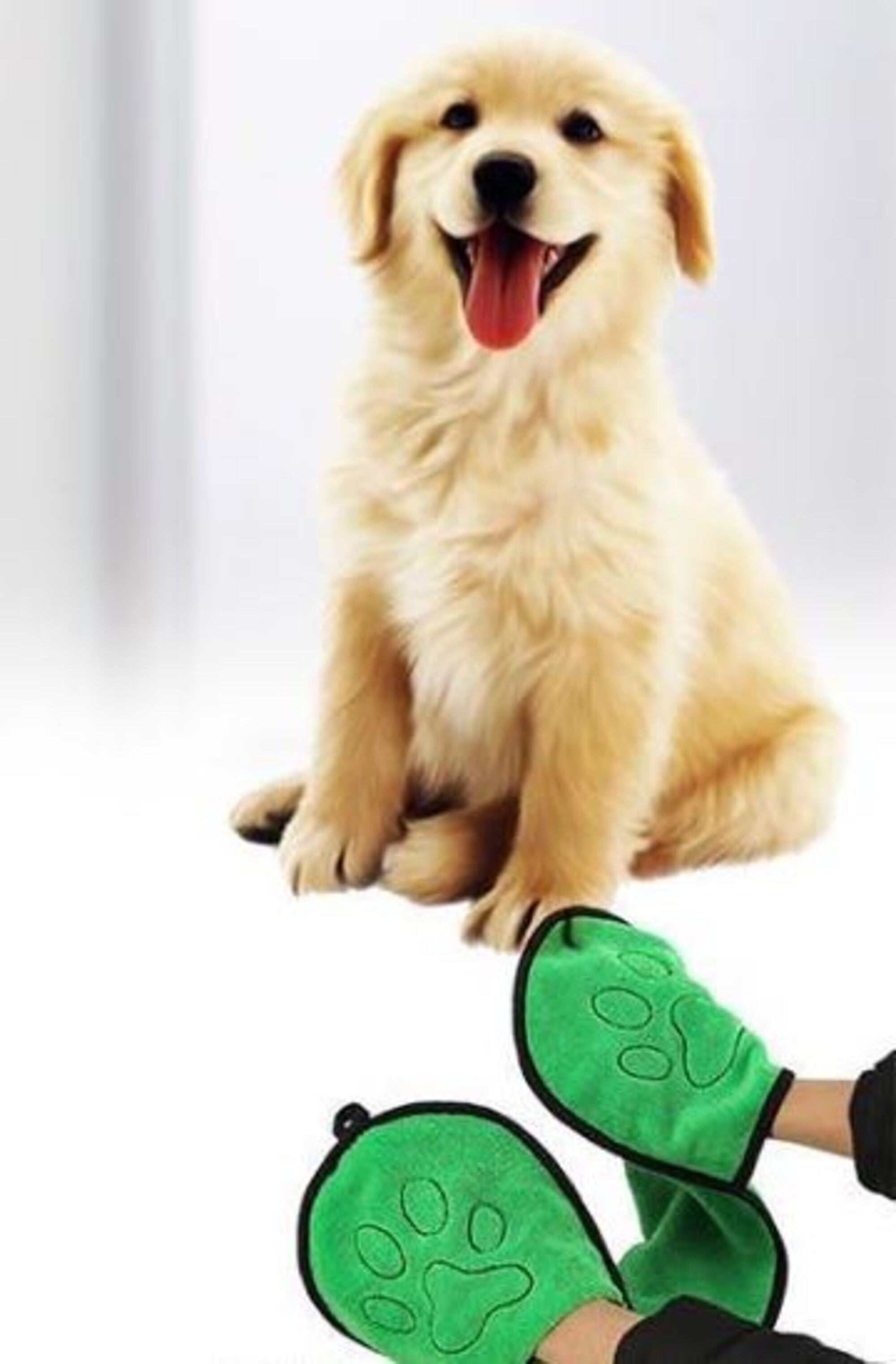 BeNat Pets. Dog Bath Towel Double Drop Pocket Design Pet Hair Dryers - Lazy Paper Club