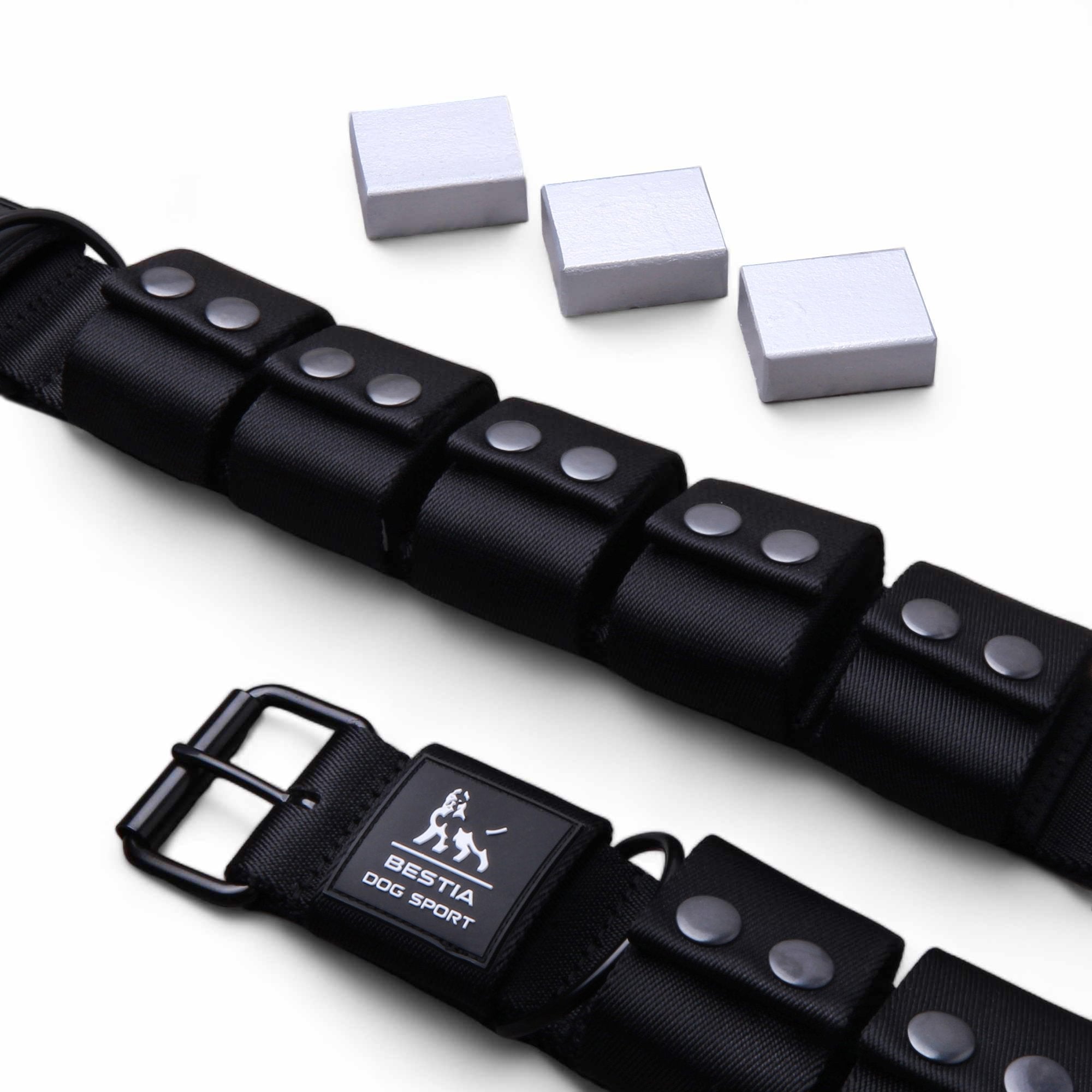 BESTIA DOG SPORT Weighted Dog Training Collar Collars - Lazy Paper Club