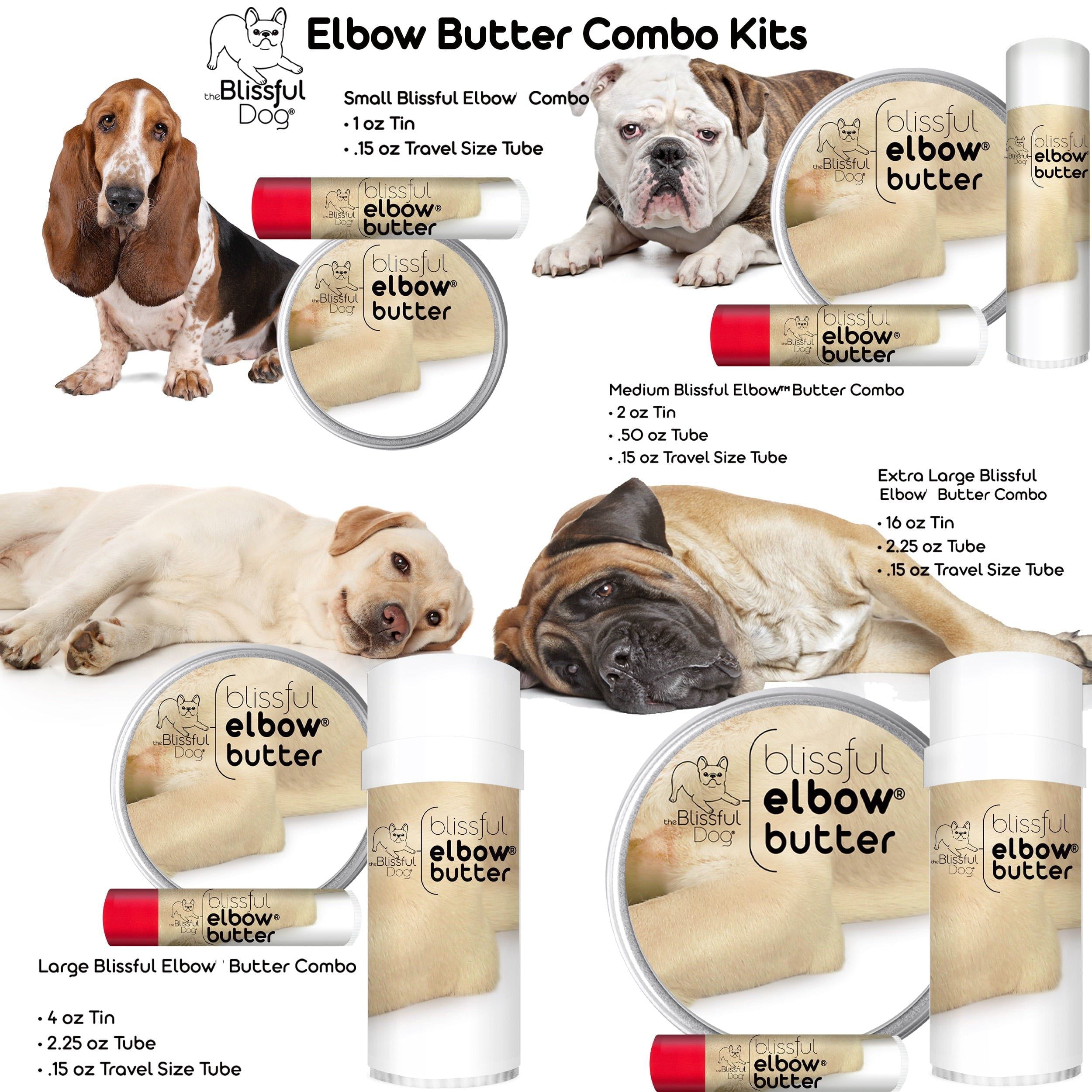 Blissful Elbow® Butter Conditions Your Dog's Elbow Calluses ELBOW BUTTER - Lazy Paper Club
