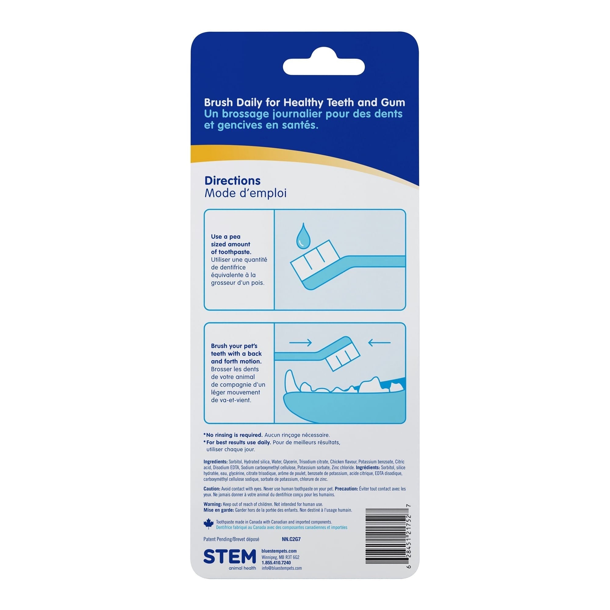 bluestem coactiv+ Oral Dental Kit for Dogs and Cats – Toothpaste, Toothbrush & Finger Brush Animal Health & Wellness > Oral Care - Lazy Paper Club