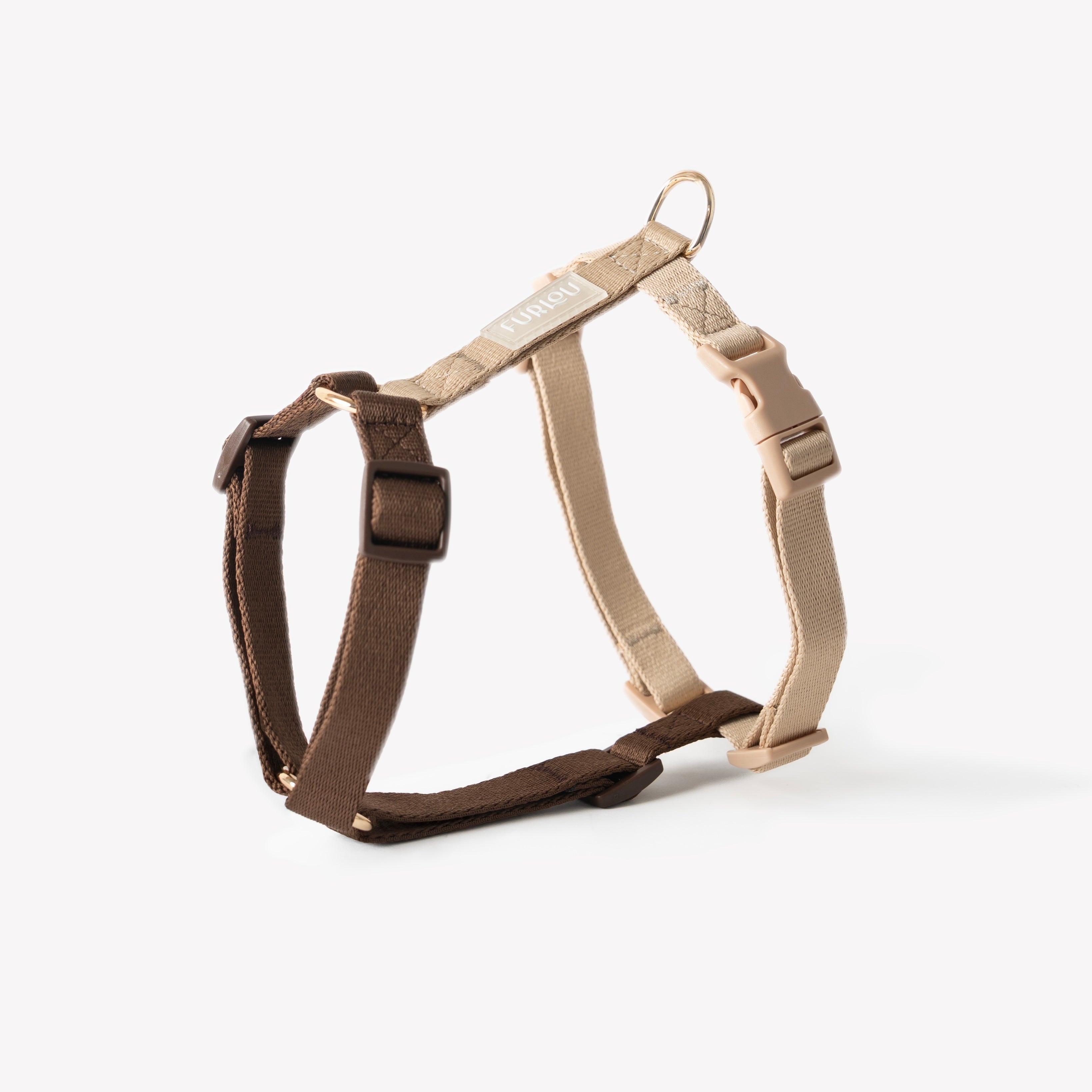 Brown and Tan - Dog Harness Strap Harness - Lazy Paper Club