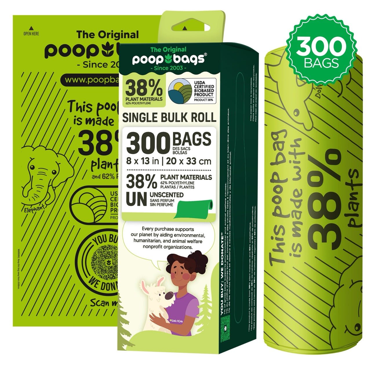 Bulk Roll Poop Bags Bulk Roll Poop Bags - Lazy Paper Club