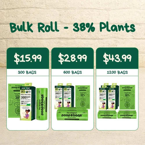 Bulk Roll Poop Bags Bulk Roll Poop Bags - Lazy Paper Club