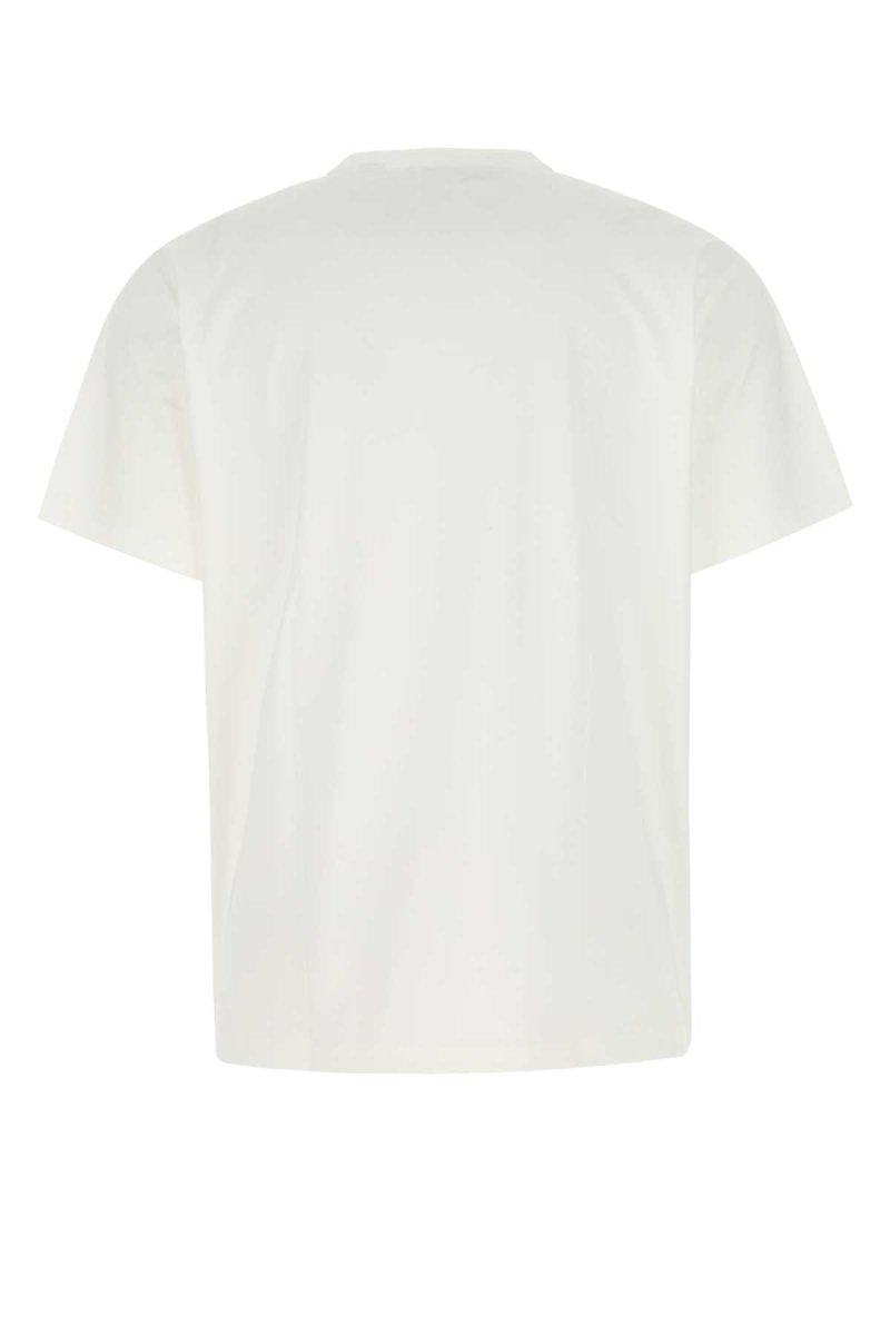 Burberry Men White Cotton T-Shirt Tops / Tee Shirts - Lazy Paper Club