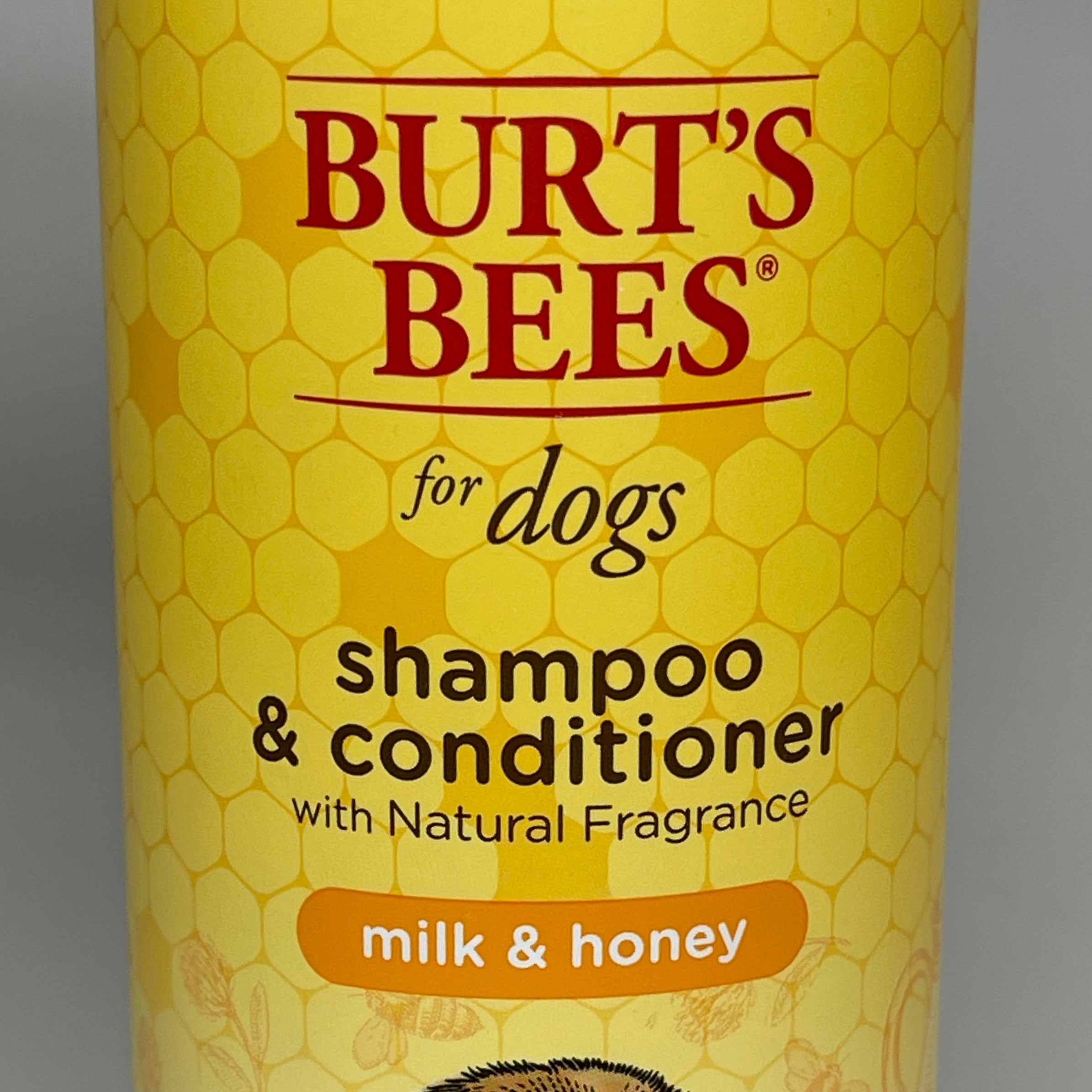 BURT'S BEE'S For Dogs Shampoo & Conditioner Milk & Honey 12 oz FFP10128 Animal & Pet Supplies - Lazy Paper Club