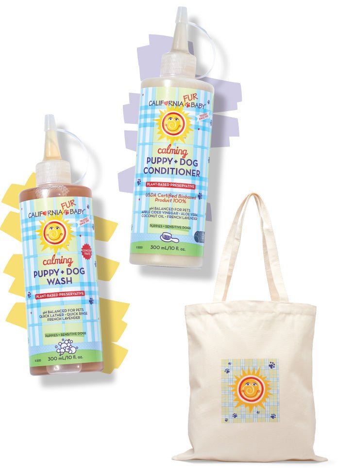 Calming™ Puppy + Dog Wash & Conditioner Set Fur Baby - Lazy Paper Club