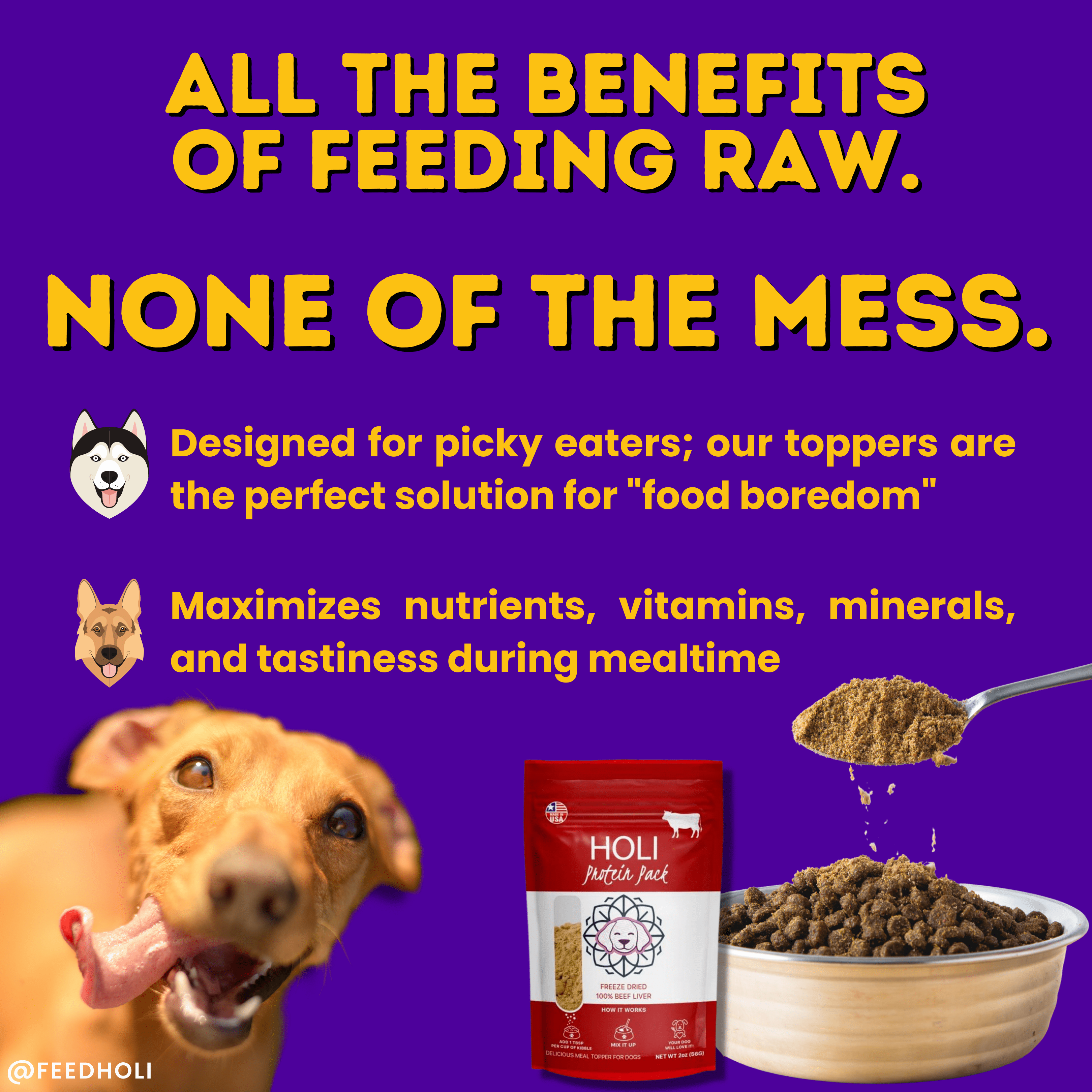 Chicken Breast Dog Food Topper - Freeze Dried - Single Ingredient - #Lazy Paper Club#