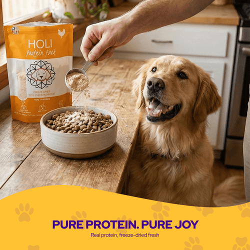 Chicken Breast Dog Food Topper - Freeze Dried - Single Ingredient - #Lazy Paper Club#