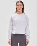 City Zip Crop Crewneck Sweatshirt - Lazy Paper Club