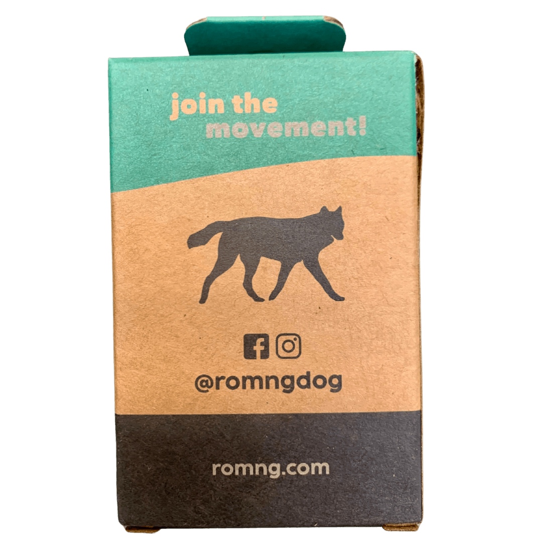 compostable plant-based dog poop bags + bamboo dispenser Compostable Dog Poop Bags - Lazy Paper Club