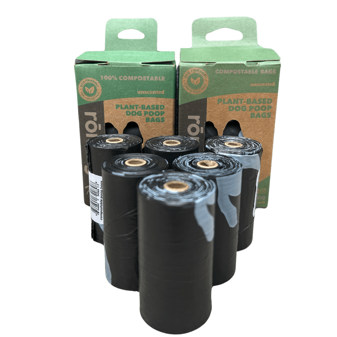 compostable plant-based dog poop bags Compostable Dog Poop Bags - Lazy Paper Club