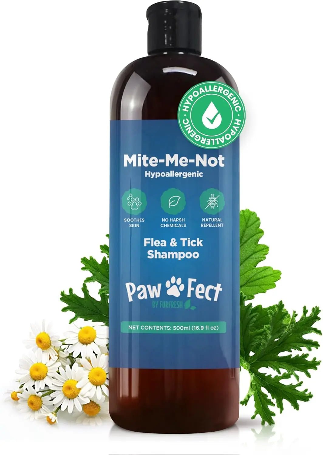 Dermafoam Chlorhexidine Dog Shampoo for Itch Allergies Hot Spots 16.9oz - Lazy Paper Club
