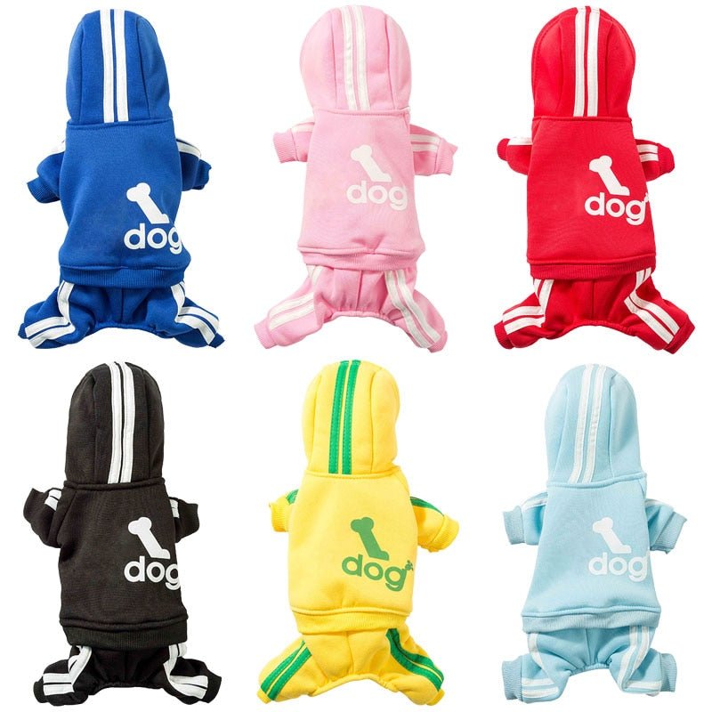 Designer Pet Dog Jumpsuit for Small Medium Dogs Hoodie - Lazy Paper Club