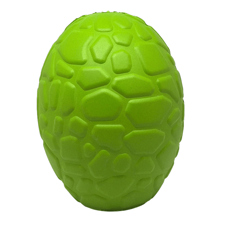 Dinosaur Egg Dog Chew Toy & Treat Dispenser - USA Made | SodaPup Rubber Dog Toys - Lazy Paper Club