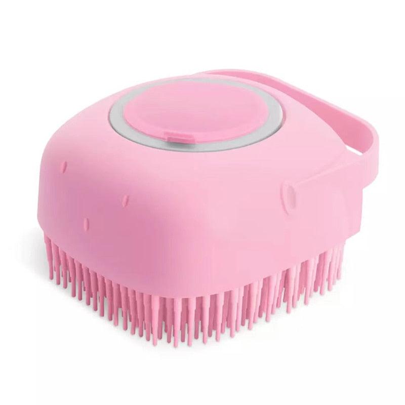 Dog Bath Brush 2-in-1 Pet Massage Comb Hair Grooming Comb HM98PB765EWE - #Lazy Paper Club#
