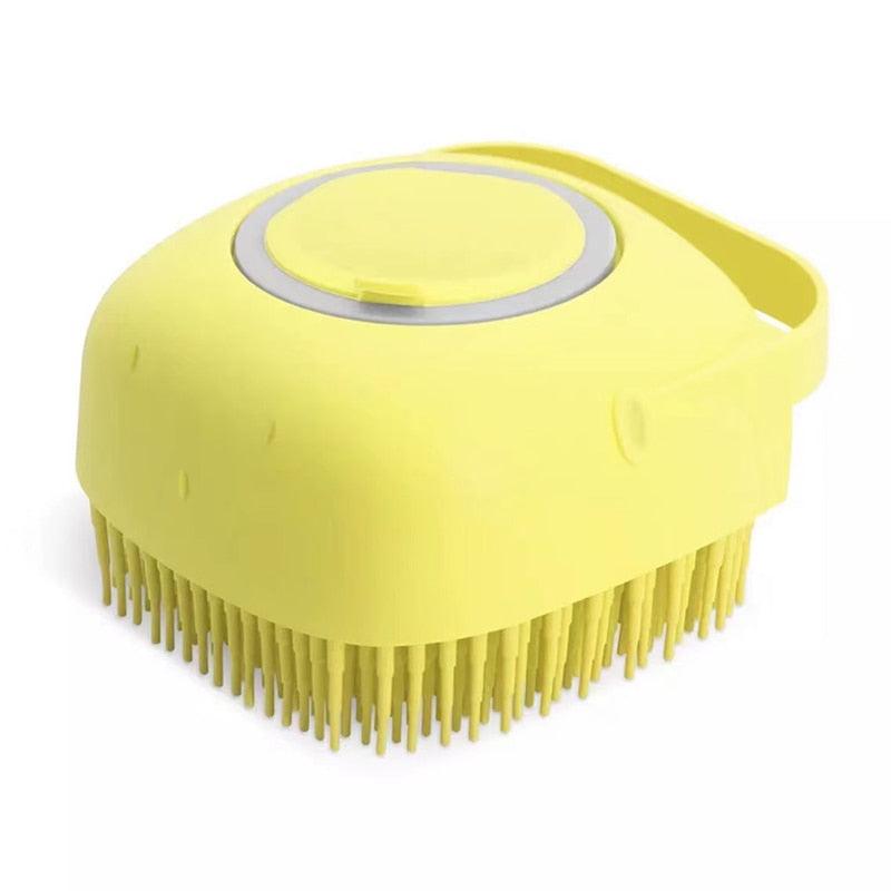 Dog Bath Brush 2-in-1 Pet Massage Comb Hair Grooming Comb HM98PB765EWE - #Lazy Paper Club#