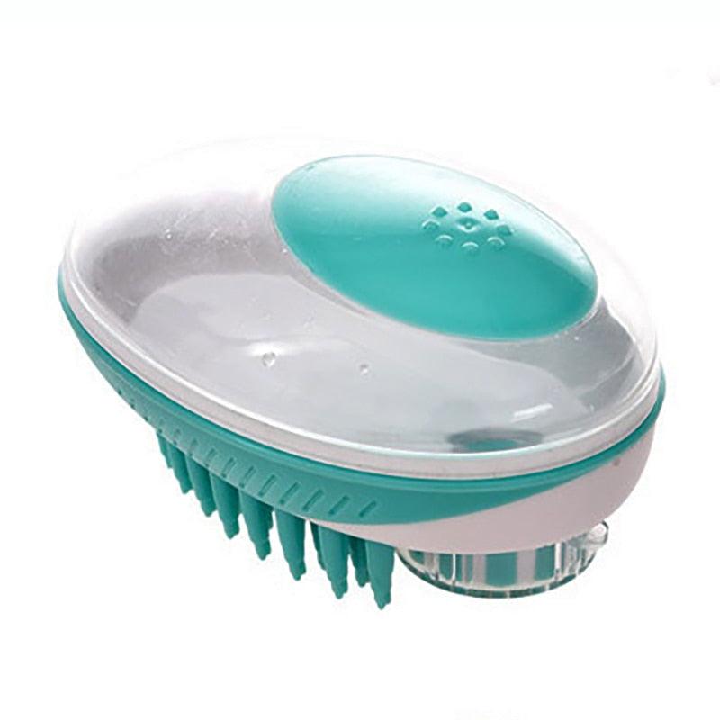 Dog Bath Brush 2-in-1 Pet Massage Comb Hair Grooming Comb HM98PB765EWE - #Lazy Paper Club#