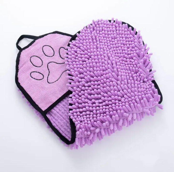 Dog Bath Robe Towel Quick Dry Pet Soft Towel Fiber Absorbent Cat Bath Towel Convenient Pet Cleaning Washcloth Thicken Durable 4 - Lazy Paper Club
