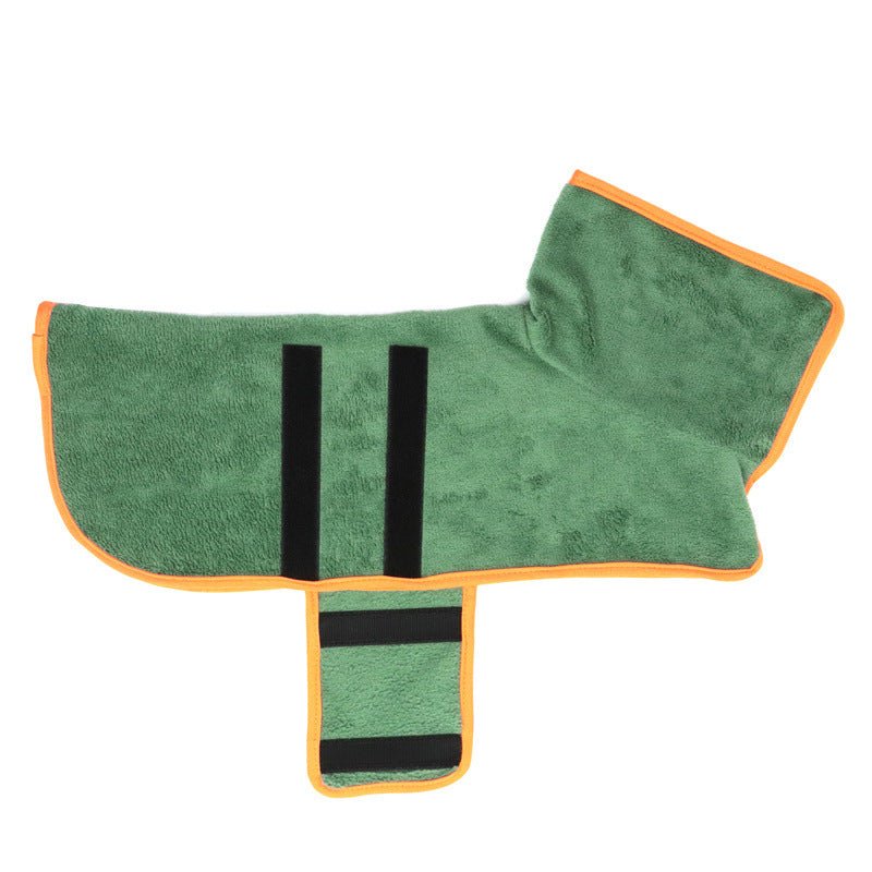 Dog Bathrobe Pet Drying Coat Microfiber Absorbent Beach Towel For Large Medium Small Dogs Cats Fast Dry 0 - Lazy Paper Club